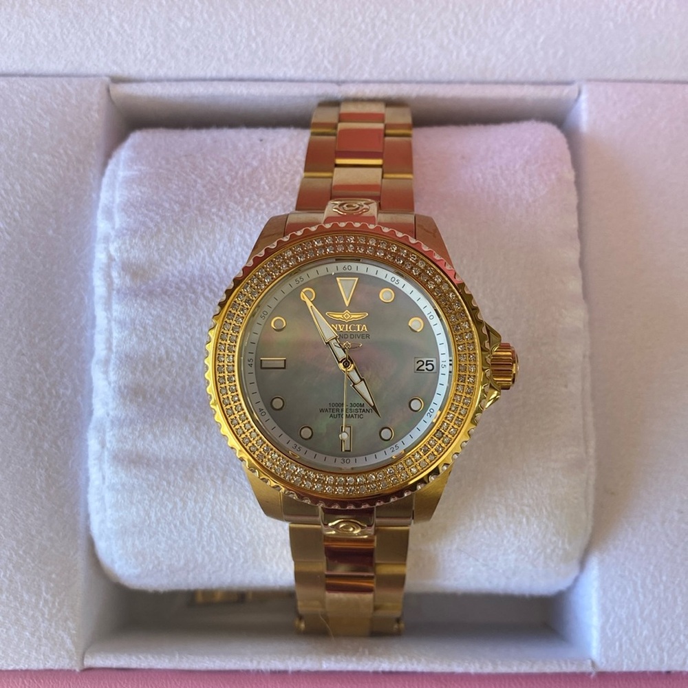 Invicta Pro Driver 0.6 Carat Diamond Automatic Women’s Watch - (23337)